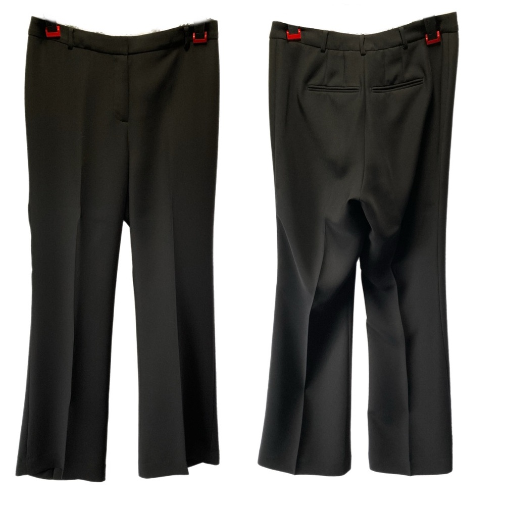 Talbots size 6 black trousers w back pockets EUC A41